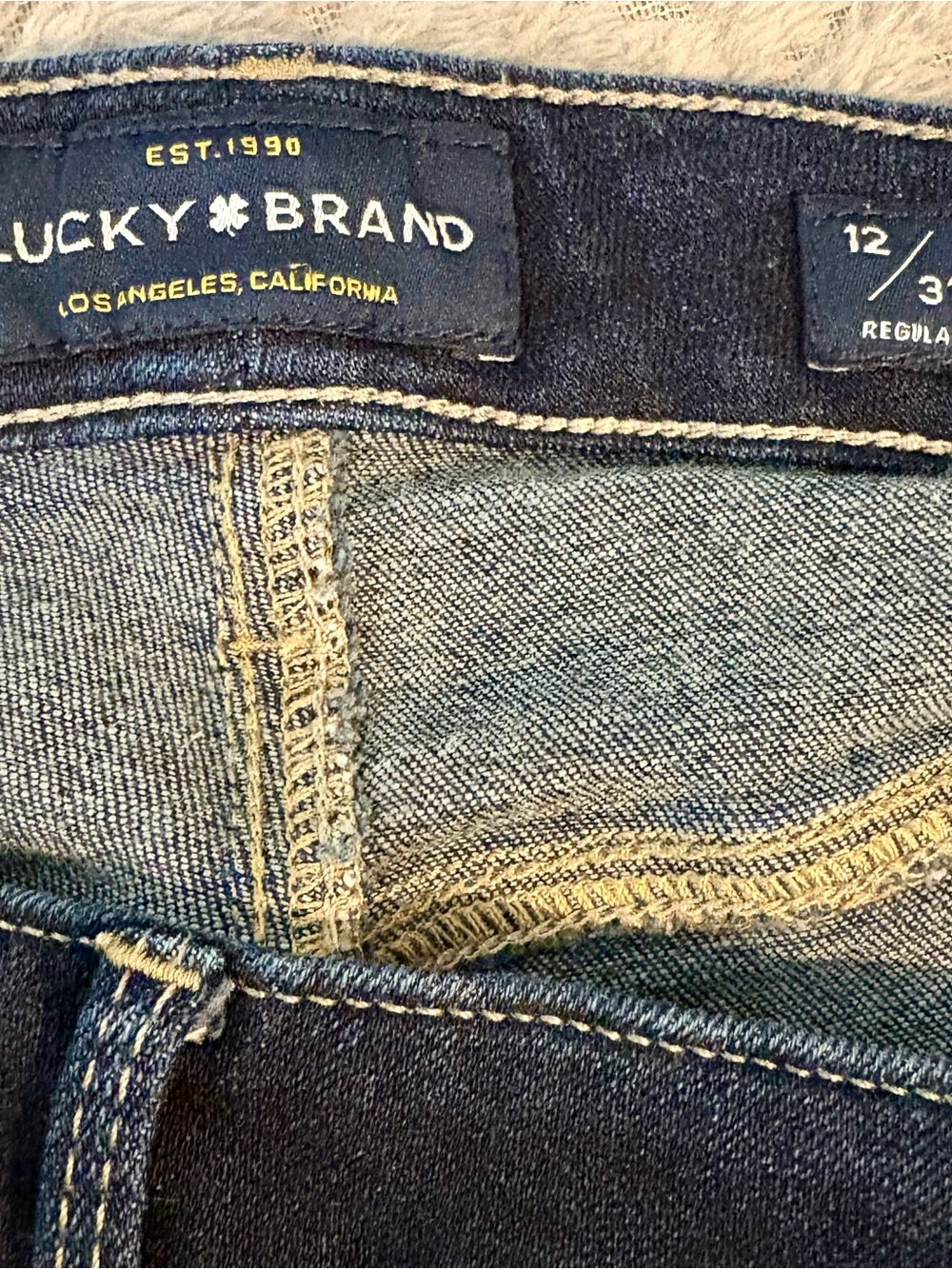 Women’s Dark Blue Lucky Brand Slim Fit Jeans